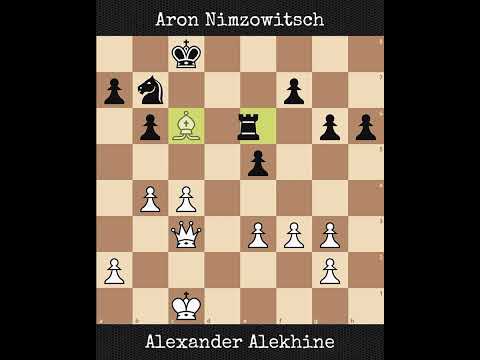 Alexander Alekhine vs Aron Nimzowitsch | New York, USA (1927)
