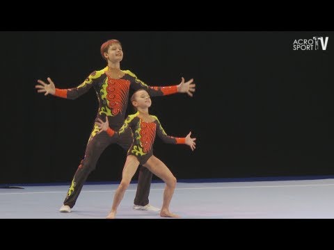 Sachsenpokal Riesa 2012 Age Group Dynamic Mixed Pair Kasachstan - Pilipenko, Okruzhko
