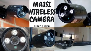 MAISI WIRELESS CAMERAS (Home Setup, Easy Install)