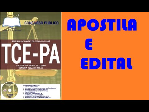 Edital e Apostila Concurso TCE PA 2016: Auditor de Controle Externo