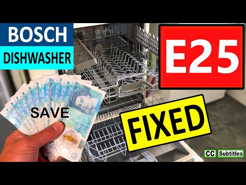 Bosch Dishwasher Error E25
