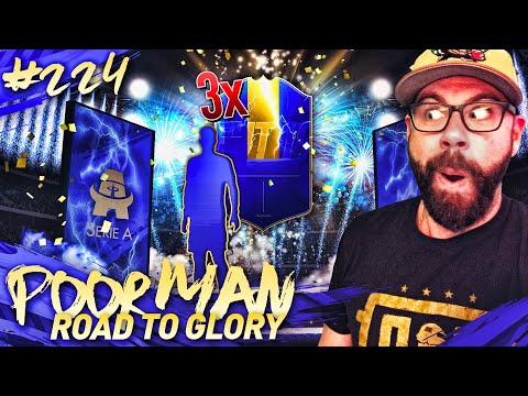 OMG I PACK 3x 92+ SERIE A TOTS WALKOUT PLAYERS!!! - POOR MAN RTG #224 - FIFA 19 Ultimate Team