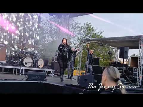 Jenny Berggren from Ace of Base "The Sign" live in Gyor, Hungary 2023