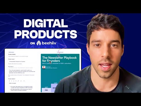 How to create Digital Products in beehiiv (Tutorial)