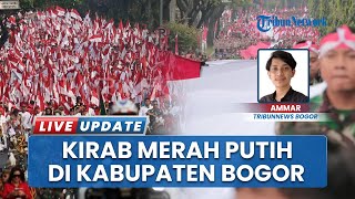 8.500 Orang Kirab Bendera Raksasa 600 Meter, dari Stadion Pakansari ke Lapangan Tegar Beriman Bogor