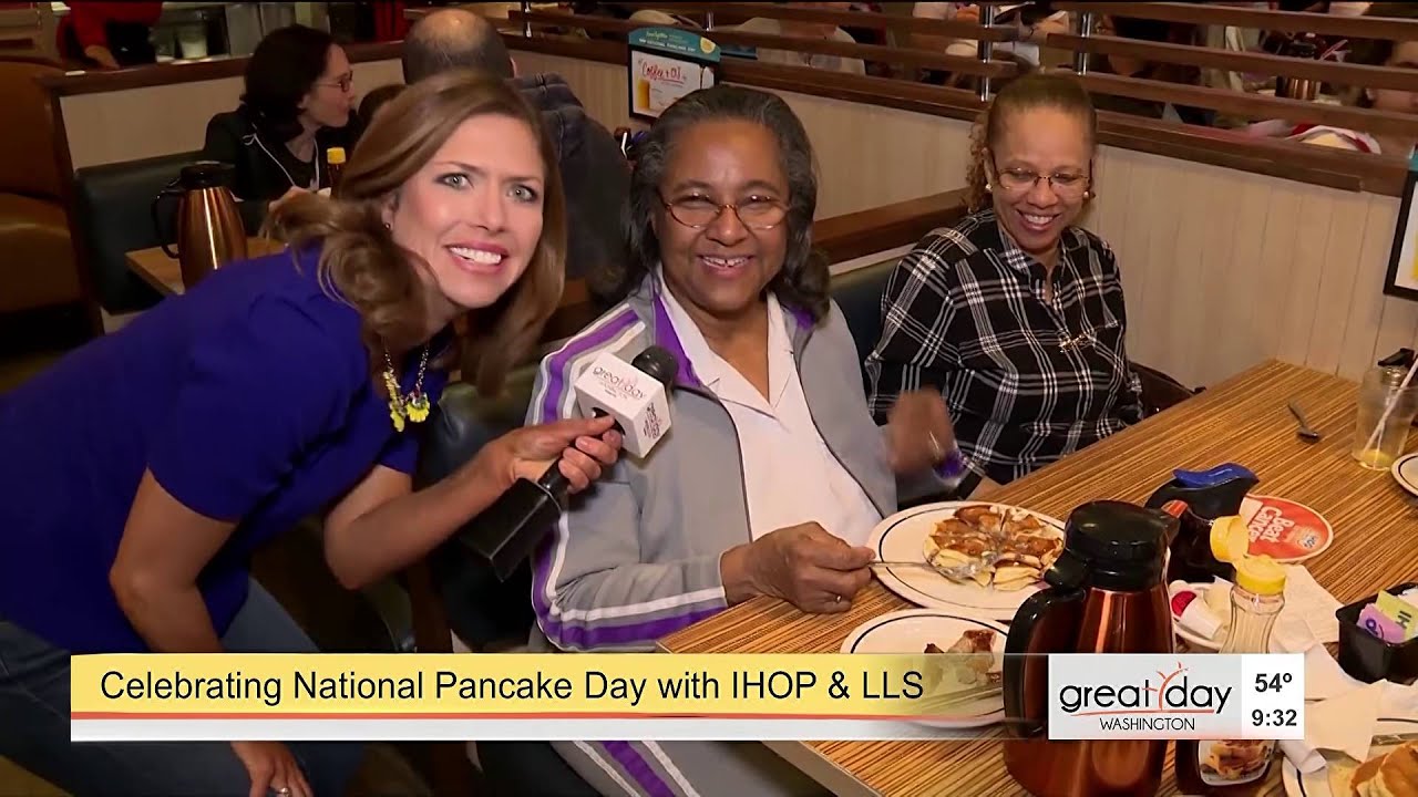 WUSA 3 8 15 Nat Pancake Day Sharp IHOP Restaurants