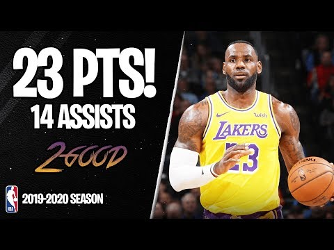 LeBron James 23 Points, 14 Assists vs Oklahoma City Thunder - Full Highlights 22/11/2019