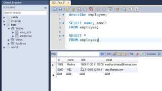 SQL Tutorial - 14: The SELECT Query 
