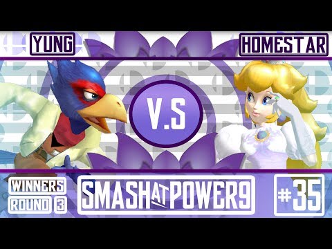 SAP9 #35 - Yung! (Falco) VS Homestar (Peach/Fox) - Winners Round 3