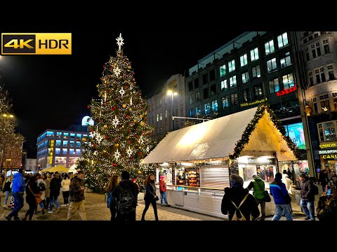 Prague - A Magical Christmas | Walk to Explore the Beautiful Old Town and Architecture [4K HDR]