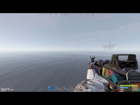 RUST - SOLO SURVIVING vs ZERG CLAN a 800 POP SERVER on WIPE DAY. Rust | Solo