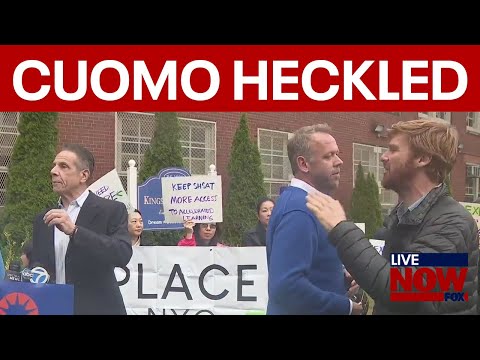 Video | Protestors heckle Cuomo for 10 minutes straight