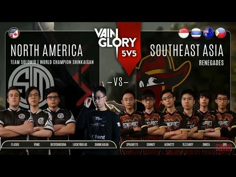 Vainglory 5v5 - North America(NA) vs Southeast Asia(SEA) || VG Worlds 2017 - 5V5 Global Unveiling