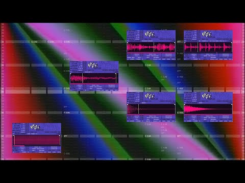 a billion amigo samplers in renoise - 90s hardcore jungle rave 150bpm