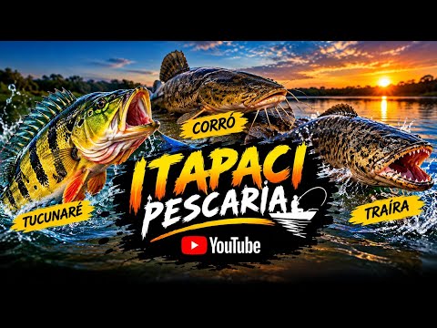 Pescaria de tucunaré, corró e traíra. 