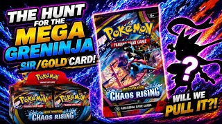 The Hunt for Mega Greninja SIR or Gold Card Day 4!!!🔥 Pokemon Chaos Rising Booster Box Opening