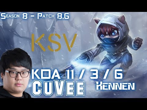 KSV CuVee KENNEN vs ORNN Top - Patch 8.6 KR Ranked