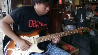 Video thumbnail for washburn Lyon strat tone test by Revilo Guitars Ph