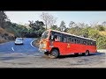 S T Bus Tackling U Turn And Gradient On The Old Khandala Ghat