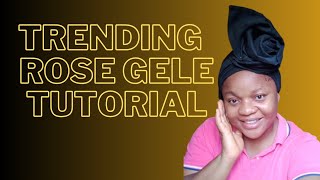 How to tie Side Rose Trending Gele(3)