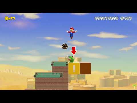 Sharp Sand Sahara by Aiji - Super Mario Maker 2 - No Commentary 1bz