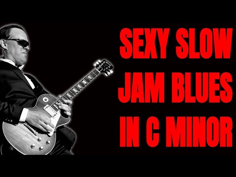 Sexy Slow Blues Backing Track in C Minor | Bonamassa Style Jam Track (44.666 BPM)