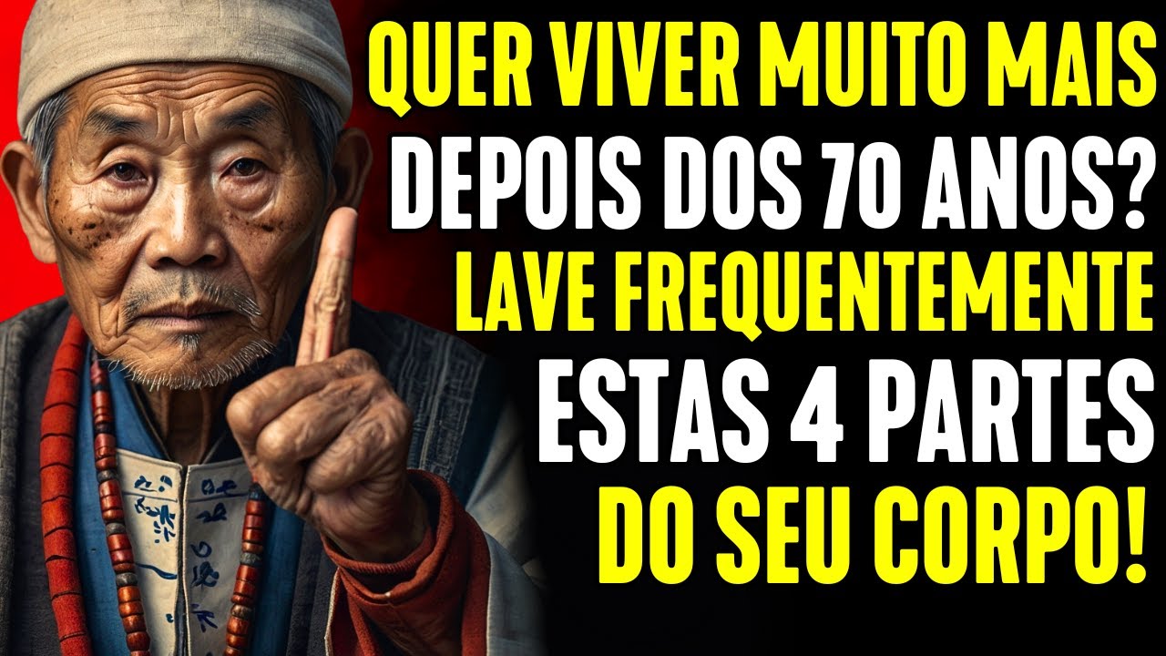 O médico revela: LAVE ESTAS 4 ZONAS regularmente e viva MAIS! | O segredo da longevidade