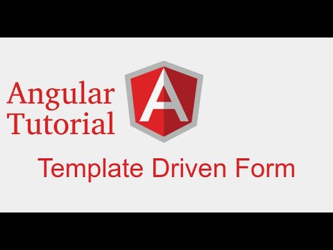 Angular forms tutorial Template Driven Form
