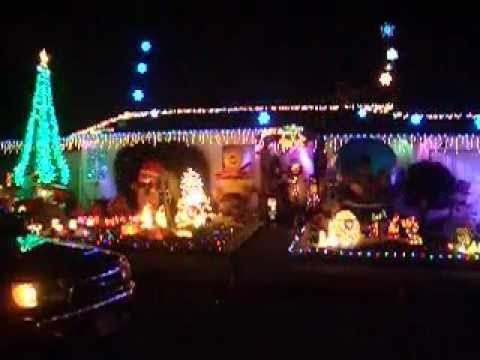 Christmas lights in Redondo Beach レドンドビーチクリスマスライトきよしこの夜