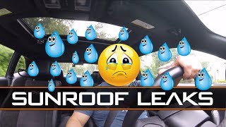 Challenger Sunroof Leak Fixes - including disassembly of the drain