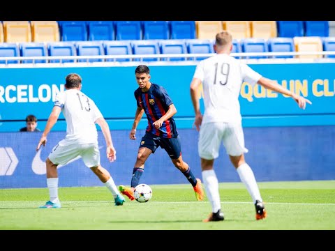 Ilias Akhomach vs Viktoria Plzeň U19 | UEFA Youth League | Barcelona U19 / Juvenil A (07/09/2022)