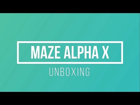 MAZE ALPHA X UNBOXING - Great looking bezel-less smartphone with 6GB RAM