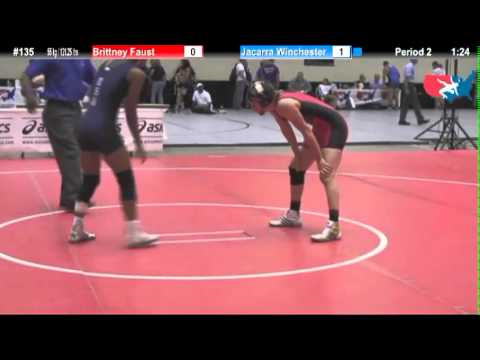 WM 55 KG - 3rd - Brittney Faust (MV) vs. Jacarra Winchester (MV)