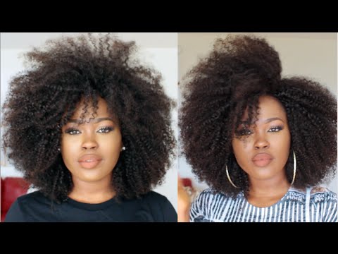DIY| Quick & Easy "No Sew" Versatile Carefree Afro Wig