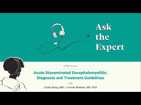 910. Acute Disseminated Encephalomyelitis: Diagnosis and Treatment Guidelines