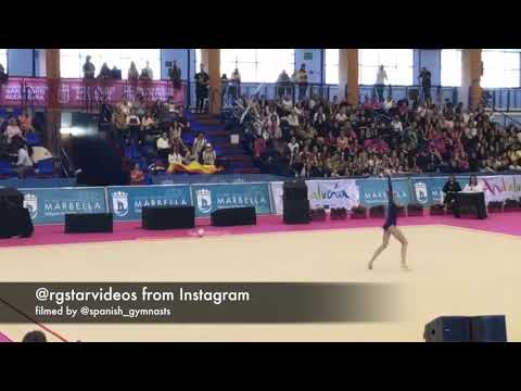 Viktoriia Onopriienko ribbon AA - GP Marbella 2019