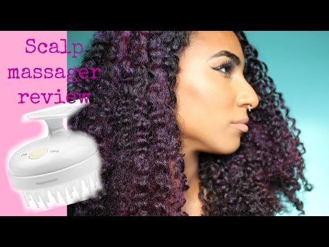 Vitagoods Scalp massaging shampoo brush review and maximising hair growth Video