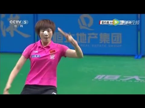 Ding Ning vs Yan Sheng (2016 China Warm Up Matches for Olympics)