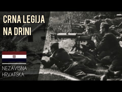 Crna Legija protiv udruženih četnika i partizana  - Kako su ustaše stigli do Drine