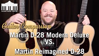 Video thumbnail for Martin D-28 Modern Deluxe versus the Reimagined D-28 | Guitar Comparison. by Alamo Music Center