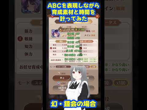 「放置少女で鍾会を100倍速育成！驚きのアルファベット表現」