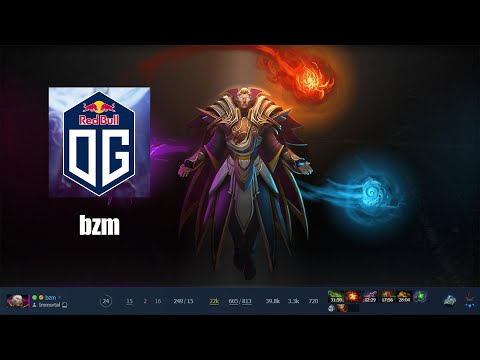[Full Match Gameplay] OG.bzm invoker Mid lane