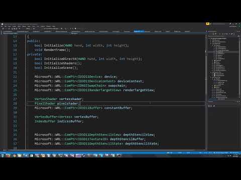 C++ DirectX 11 Engine Tutorial 25 - Constant Buffer Template