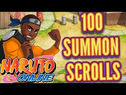 Naruto Online : 100 SUMMONING SCROLLS