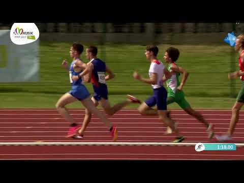 EYOF 2023 Maribor - U18M 1500m Q H2 (ITA: Jacopo Risi)