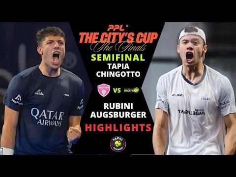 🔥 Tapia & Chingotto vs Rubini & Augsburger | Semifinal PPL The City’s Cup 2025 | Padel Highlights