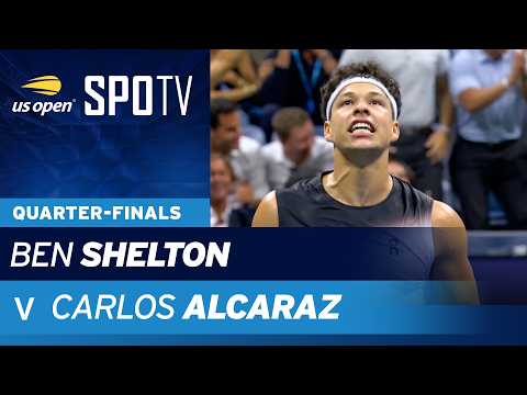 Ben Shelton vs Carlos Alcaraz | Highlights | Men's Singles | QF | US Open 2026