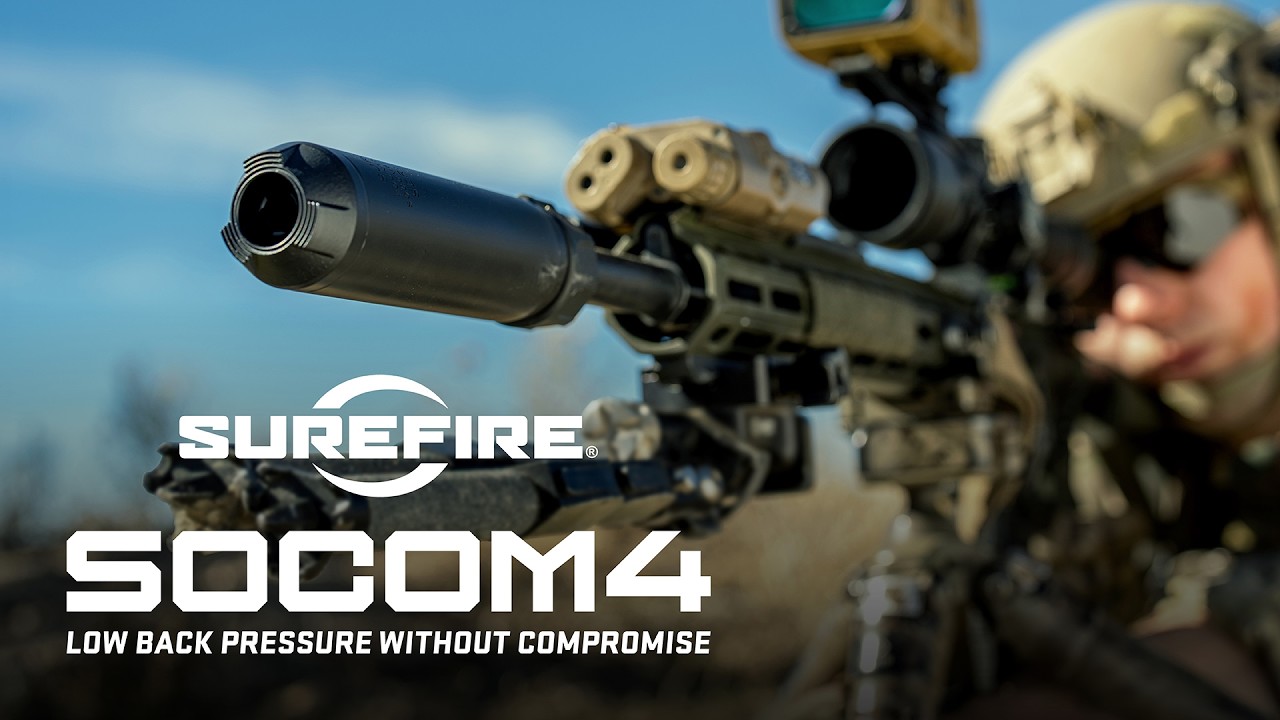  The SureFire SOCOM-4 Series: Evolution at the speed of sound.