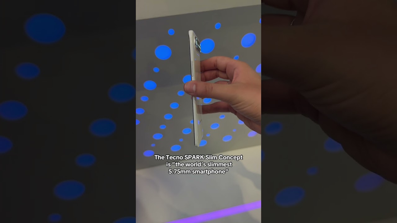 TECNO Mobile Debuts "the world's slimmest" Smartphone at MWC 2025