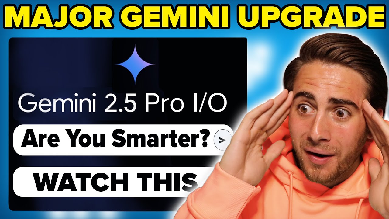 Gemini Launched A NEW Upgrade That is CRAZY! 🤯 (Gemini 2.5 Pro I/O)